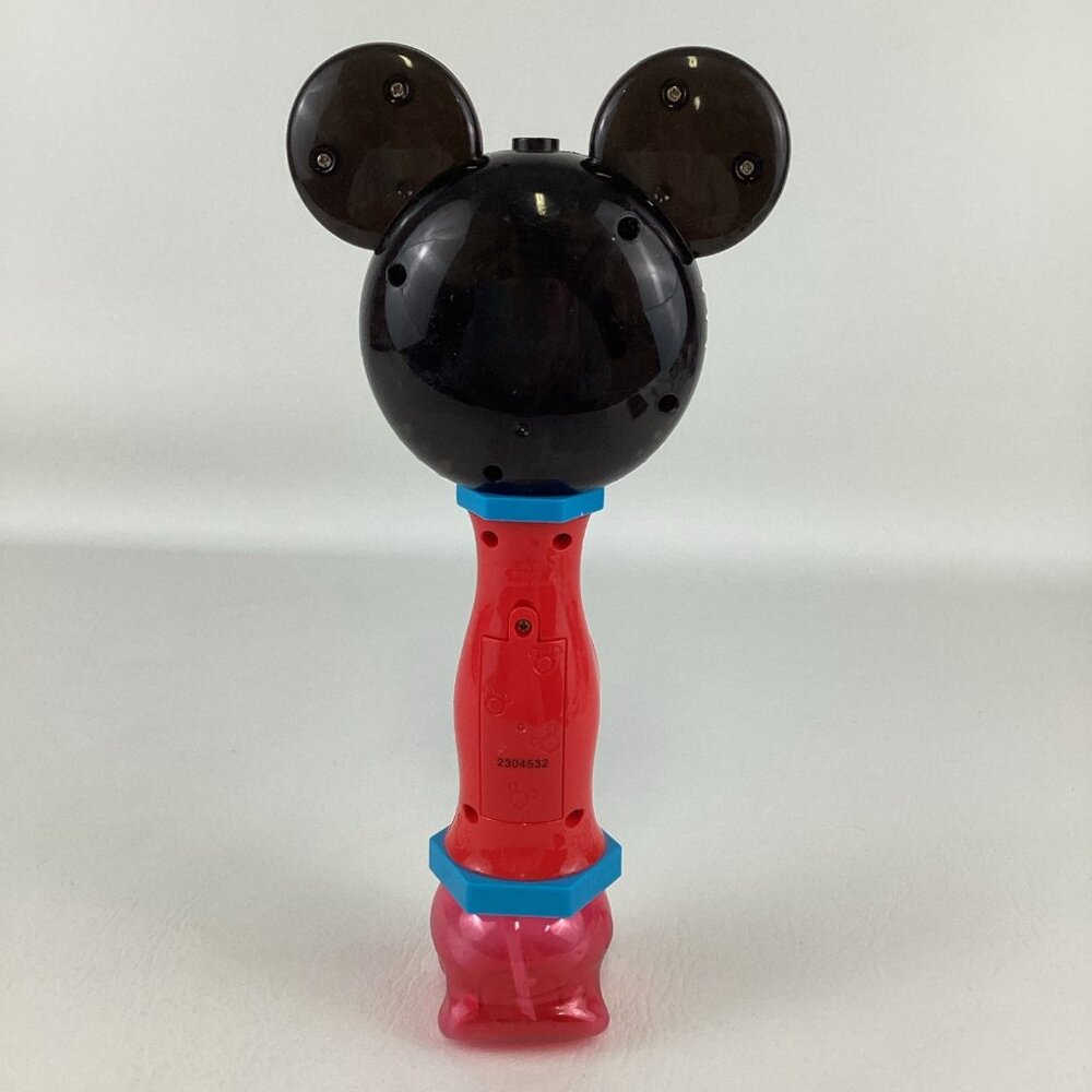 Disney Mickey Mouse Lights Sounds Magical Bubble Wand Musical Toy Easy Grip - Picture 3 of 6